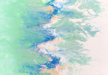 Load image into Gallery viewer, "Modern Pastel Ocean" - Oringal on Canvas - 60 x 42 cm