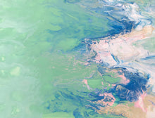 Load image into Gallery viewer, "Modern Pastel Ocean" - Oringal on Canvas - 60 x 42 cm